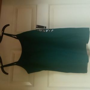 Nwt torrid tank green 00 or size 10